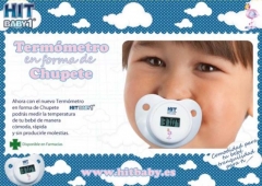 Chupete termmetro hitbaby1. podrs medir la temperatura de tu beb de forma cmoda, rpida y segura
