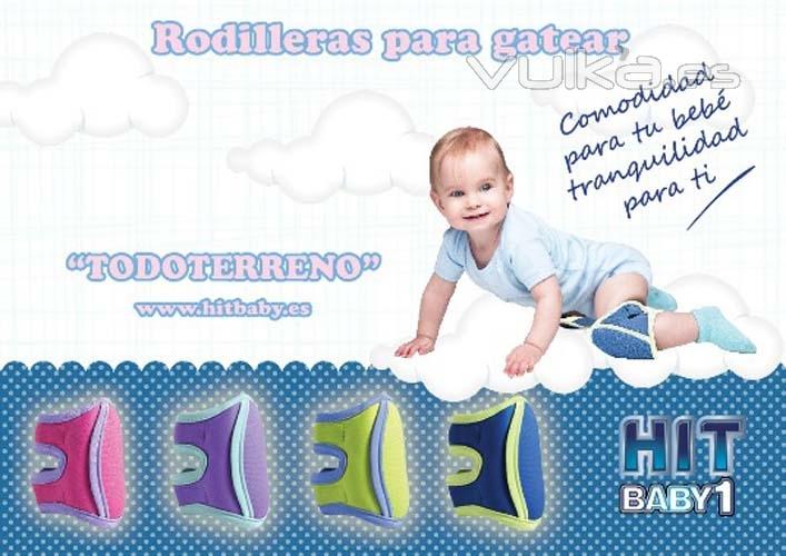 Rodilleras para gatear HITBABY1 Para bebs todoterreno!