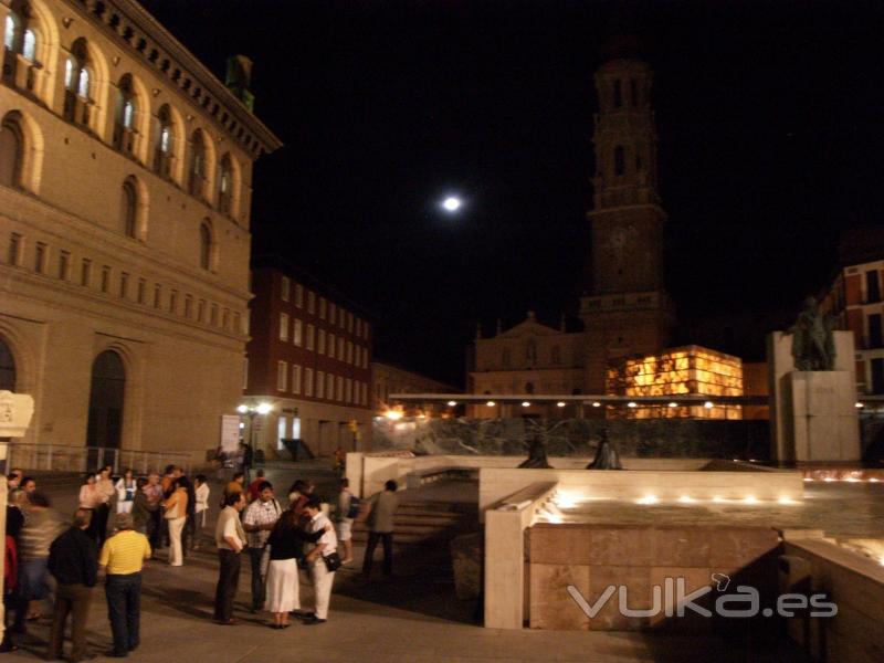 Comienzo de la visita nocturna teatralizada 