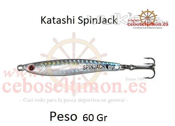 www.ceboseltimon.esSeuelos Cucharilla  Katashi SpinJack - 20Gr - 40Gr - 60Gr -  Ojos Holograficos -