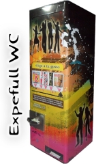 Expefull wc, maquina expendedora multiproducto mecanica, con luz