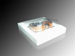 Caja expositora pulsera de piel