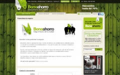 Nueva pgina web de diseo creativo para bonoahorro ofertas