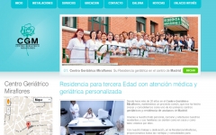 Pagina web corporativa de la residencia miraflores