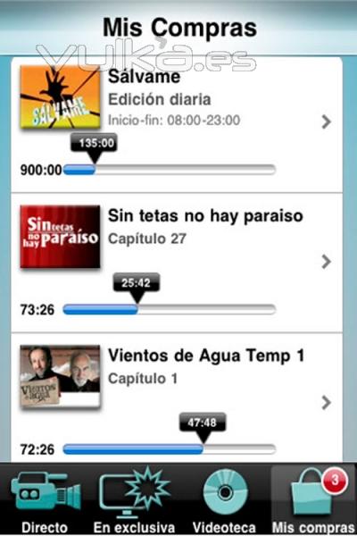 Aplicacin creativa para iphone y android de Telecinco