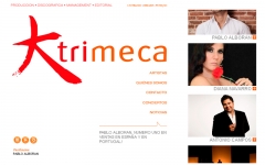 Nueva pgina web 2.0 creativa para la discogrfica Trimeca