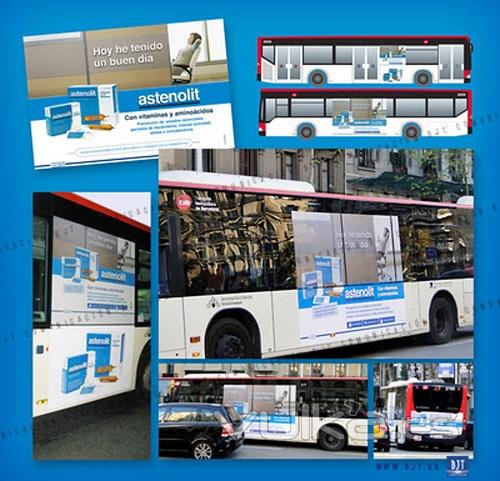 Campaa BUS Barcelona de ASTEOLIT de Laboratorios ERN