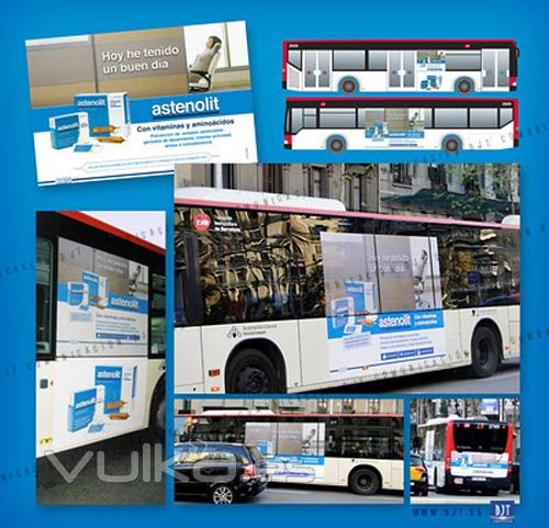 Campaa Bus Barcelona de ASTENOLIT de Laboratorios ERN