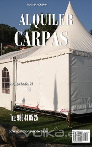 Alquiler de Carpas