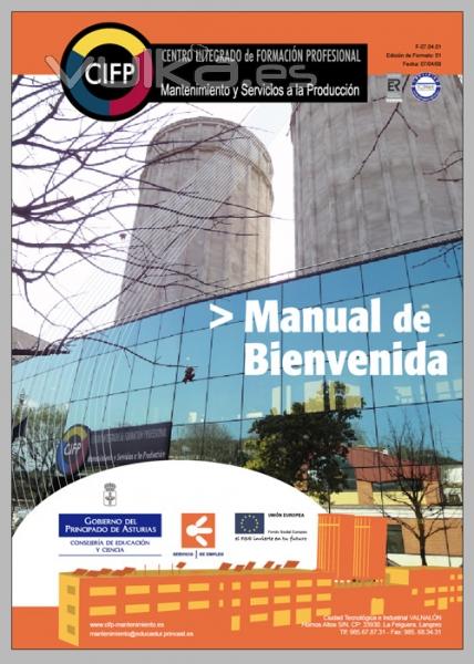 Manual de Bienvenida para CIFP Mantenimiento y Servicios a la Produccin de Langreo