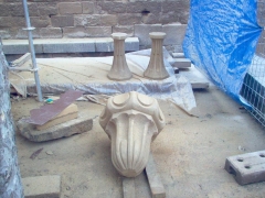 Torre catedral santo domingo de la calzada reconstruccion de pinaculos