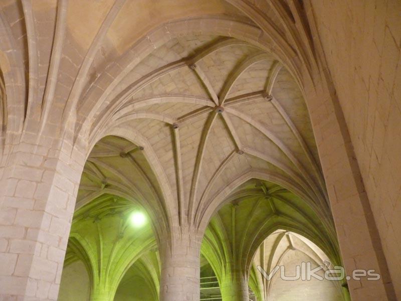 Iglesia parroquial de Fuenmayor. Limpieza y rejunte de paramentos y bovedas