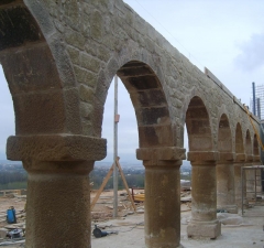 Reconstruccion de arcos ermita de alberite