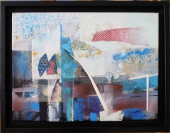 Oscar carballo - paisaje urbano - tec mixta s/lienzo - 30 x 40 - 210 eur sin marco