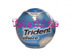 Chicle trident sphere white menta