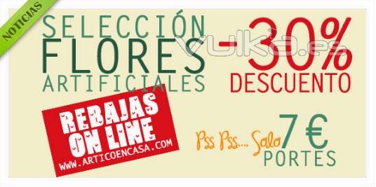 ¡¡ REBAJAS !! Selección de Flores -30% DESCUENTO