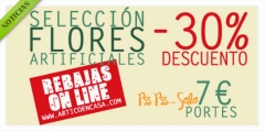 ¡¡ rebajas !! seleccion de flores -30% descuento