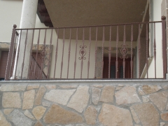 Barandillas de forja en obra