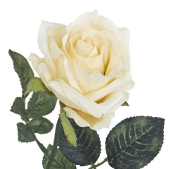 Flores artificiales flor rosa artificial fragans crema en lallimonacom