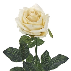 Flores artificiales flor rosa artificial fragans crema en lallimonacom (1)