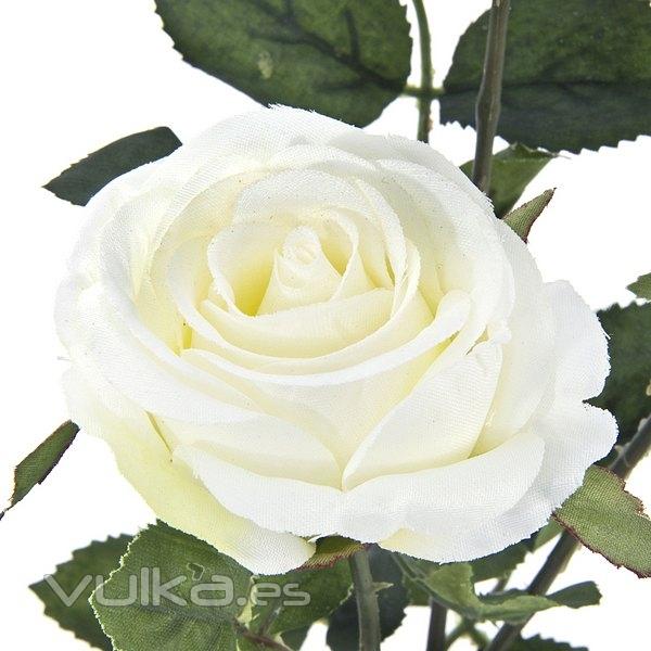 Flores artificiales. Rama rosas artificiales crema68 en lallimona.com (2)