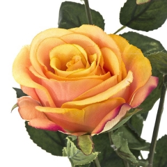 Flores artificiales. rama rosas artificiales naranjas 68 en lallimona.com (2)
