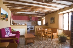 Casa rural montedeio - salon-comedor-cocina