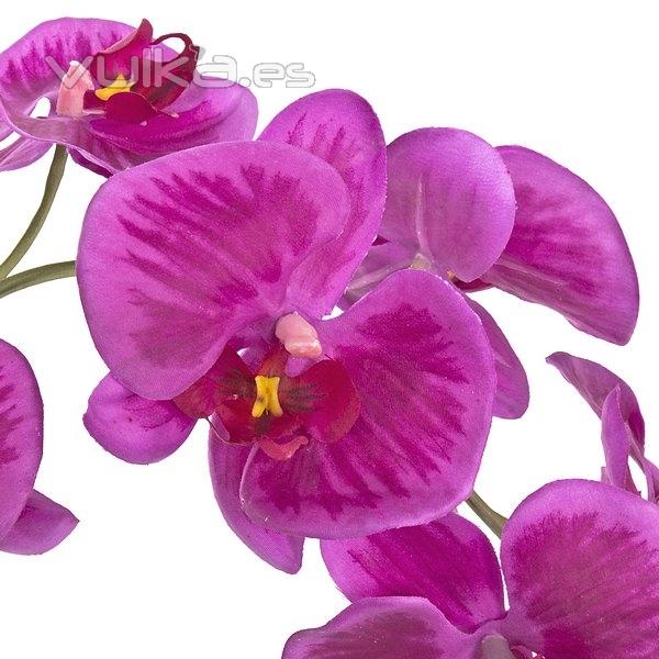 Plantas artificiales con flores. Planta orquidea artificial fucsia en lallimona.com (1)