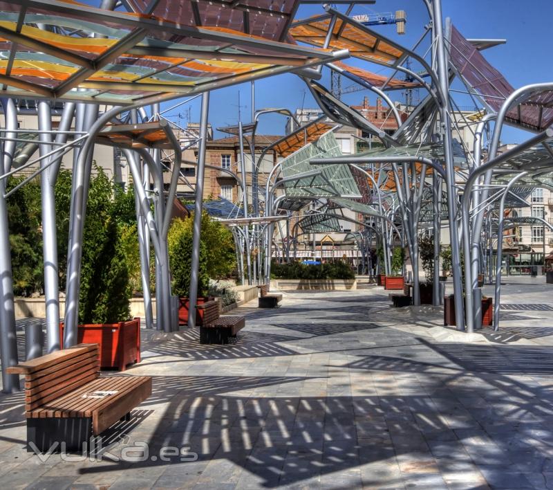 Prgolas de la Plaza del Rey de Cartagena