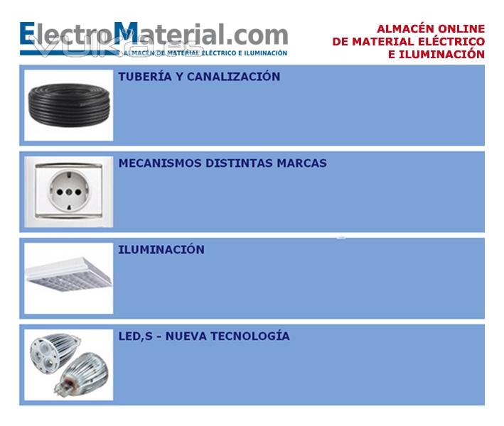 tuberia, mecanismos, BJC, CEESE, iluminación, LED