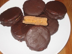 alfajores de chocolate