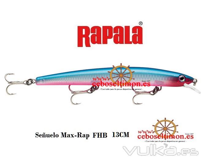 www.ceboseltimon.es - Seuelos Rapala Max Rap - Largo 11/13/15Cm - Peso 13/15/23Gr