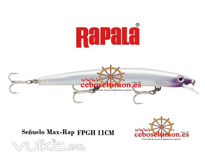 www.ceboseltimon.es - Señuelos Rapala Max Rap - Largo 11/13/15Cm - Peso 13/15/23Gr