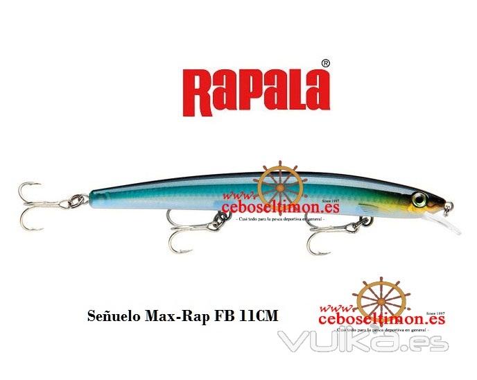 www.ceboseltimon.es - Señuelos Rapala Max Rap Fayu - Largo 11/13/15Cm - Peso 13/15/23Gr