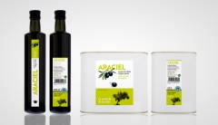 Identidad corporativa, internet y multimedia, packaging para aceite de oliva araciel.