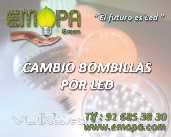 Cambiar bombillas por leds madrid