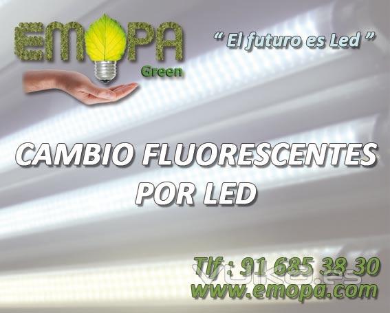 cambiar fluorescentes por leds madrid