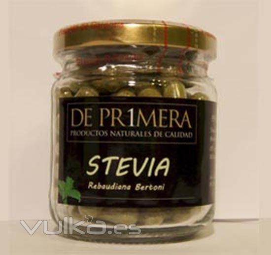 Stevia, en planta desecada, cpsulas, gotas, polvo, sobres infusin, comprimidos