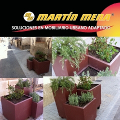 Jadineras metalicas - acero corten u oxicorten