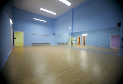 Aula de baile azul