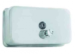 Dosificador de jabon horizontal de 1200 ml inox blanco de nofer en wwwtiendapymarccom