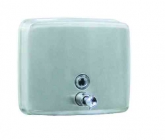 Dosificador de jabon cuadrado de 1200 ml inox brillo de nofer en wwwtiendapymarccom