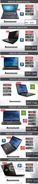 PORTATILES LENOVO GAMA MEDIA ALTA