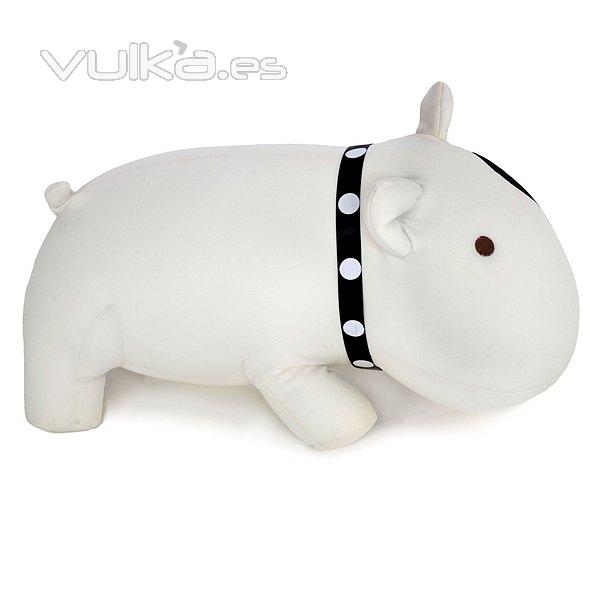 Cojin antiestres pitbull blanco 15 en lallimona.com (1)