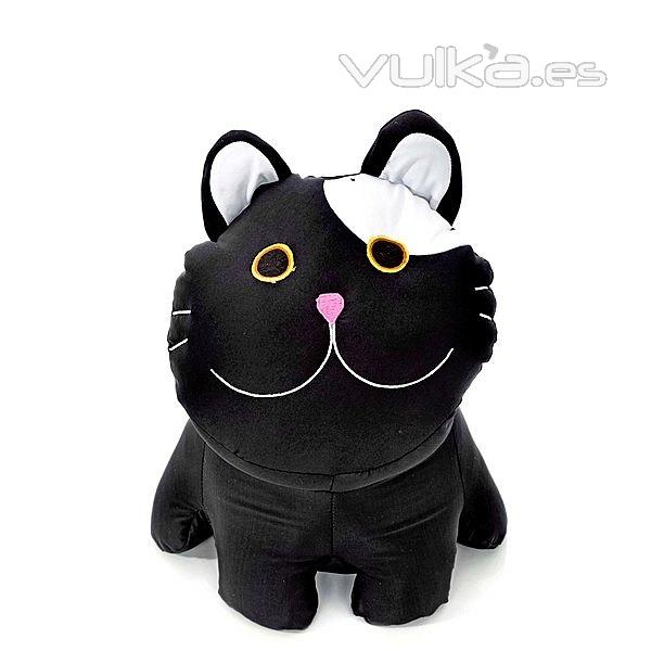 Cojin antiestres gato negro 15 en lallimona.com