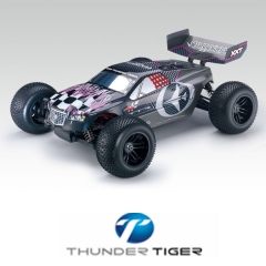 Coche sparrowhawk xxt 1:10 brushless 24 ghz thunder tiger gris