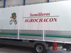 Rotulacion de lonas de vehiculos industriales
