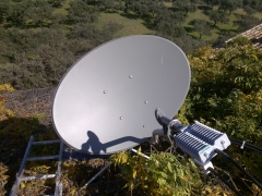 Instalacion de internet por satelite (bi-direccional) en una finca rural de posadas(cordoba)