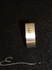 Anillo en plata y oro