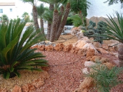 Decoracion con marmolinas y piedra